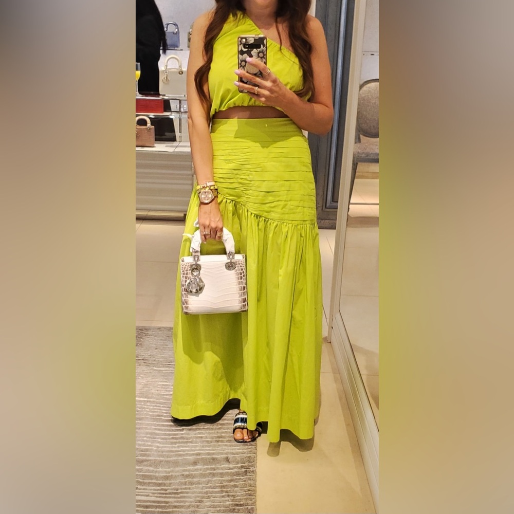 SWF One Shoulder 2 Piece Set in Vibrant Yellow